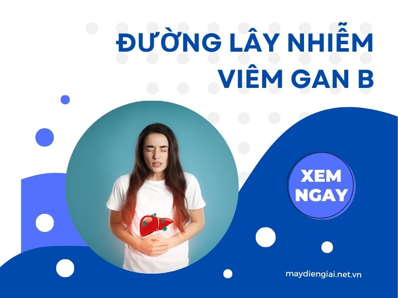 Viêm gan B lây qua đường nào