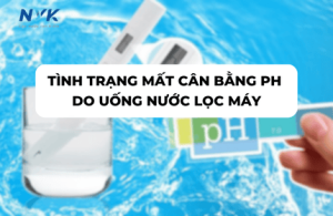 Tinh trang mat can bang pH do uong nuoc loc may